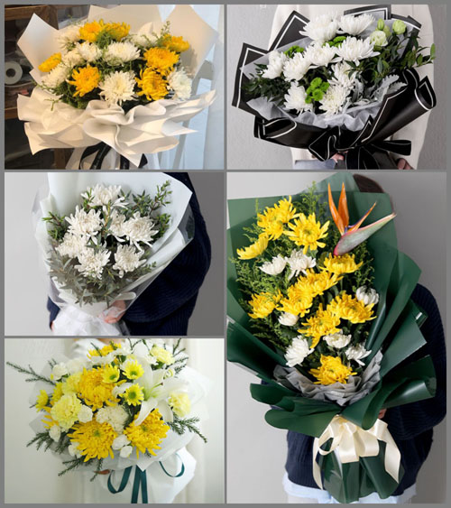 山东青岛平度市凤台街道东崔家疃村白事花束代送